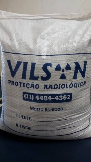 Argamassa Baritada para Proteção Radiológica Entre Rios do Sul - Argamassa Baritada 25kg