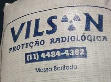 Argamassa Baritada Proteção Radiológica São João de Meriti - Argamassa Baritada 25kg